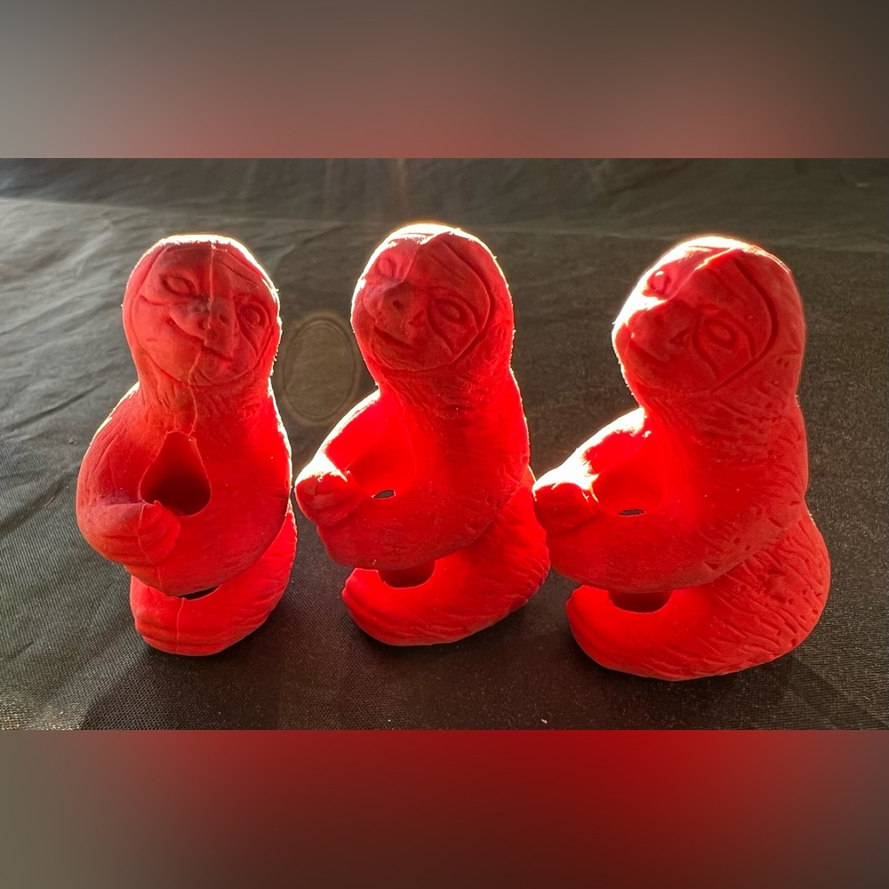 9 animalpencil grip erasers